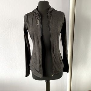 Reebok jogging jacket heather grey size XS